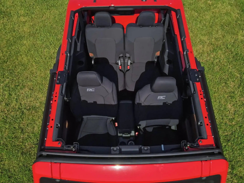 Seat Covers | Bucket Seats | FR & RR | Ford Bronco (2 Door) 4WD (2021-2026) by Rough Country