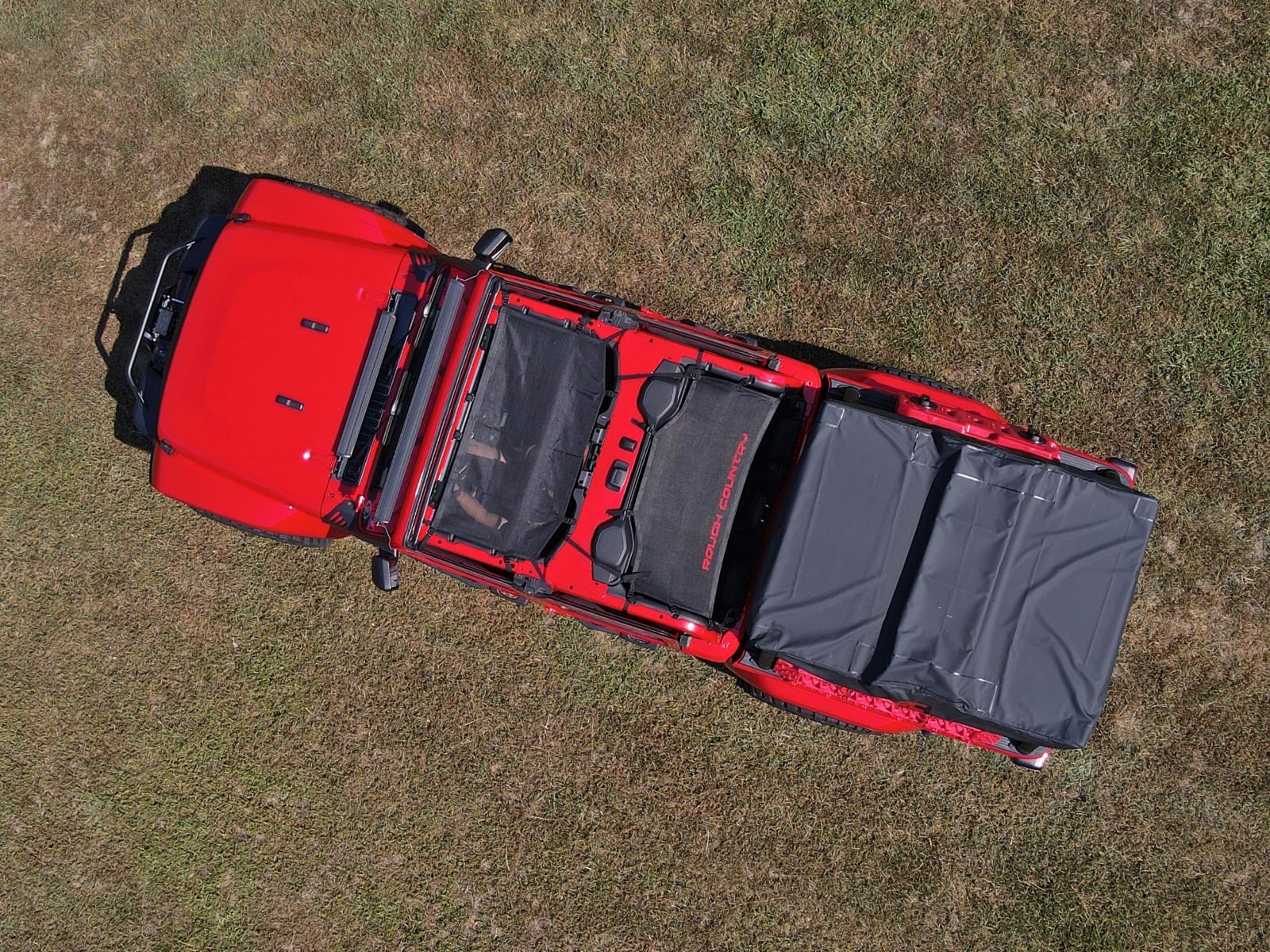 Mesh Bikini Top Plus | Black | Jeep Gladiator JT 4WD (2020-2024) by Rough Country