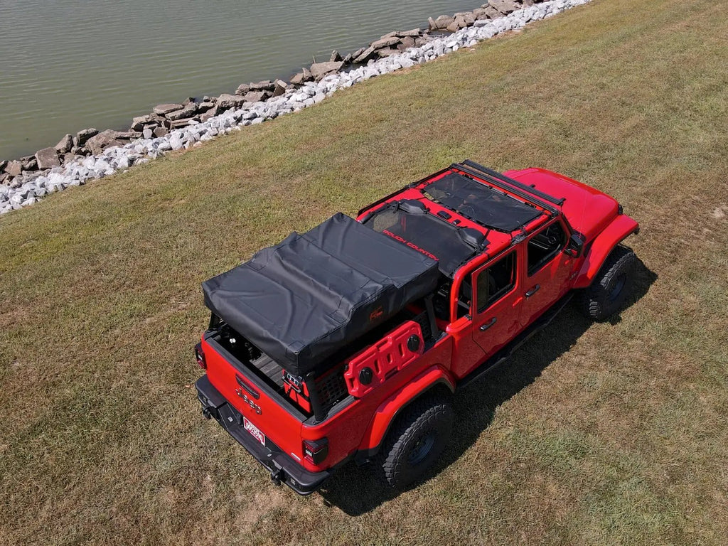 Mesh Bikini Top Plus | Black | Jeep Gladiator JT 4WD (2020-2024) by Rough Country