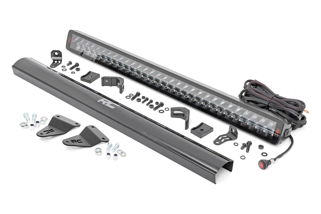 LED Light Kit | Bumper Mount | 30" Spectrum Dual Row | Toyota 4Runner (14-20) by Rough Country