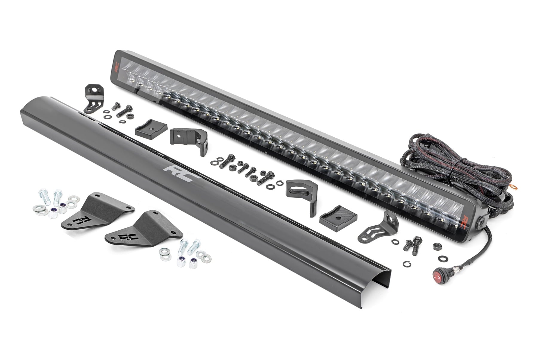 LED Light Kit | Bumper Mount | 30" Spectrum Dual Row | Toyota 4Runner (14-20) by Rough Country