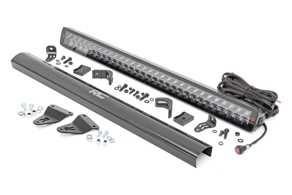 LED Light Kit | Bumper Mount | 30" Spectrum Dual Row | Toyota 4Runner (14-20) by Rough Country