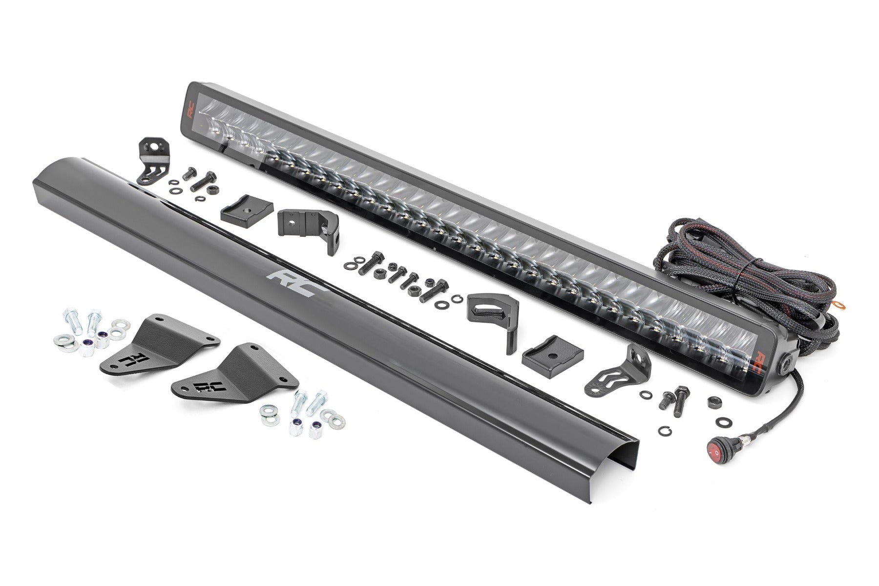 LED Light Kit | Bumper Mount | 30" Spectrum Dual Row | Toyota 4Runner (14-20) by Rough Country