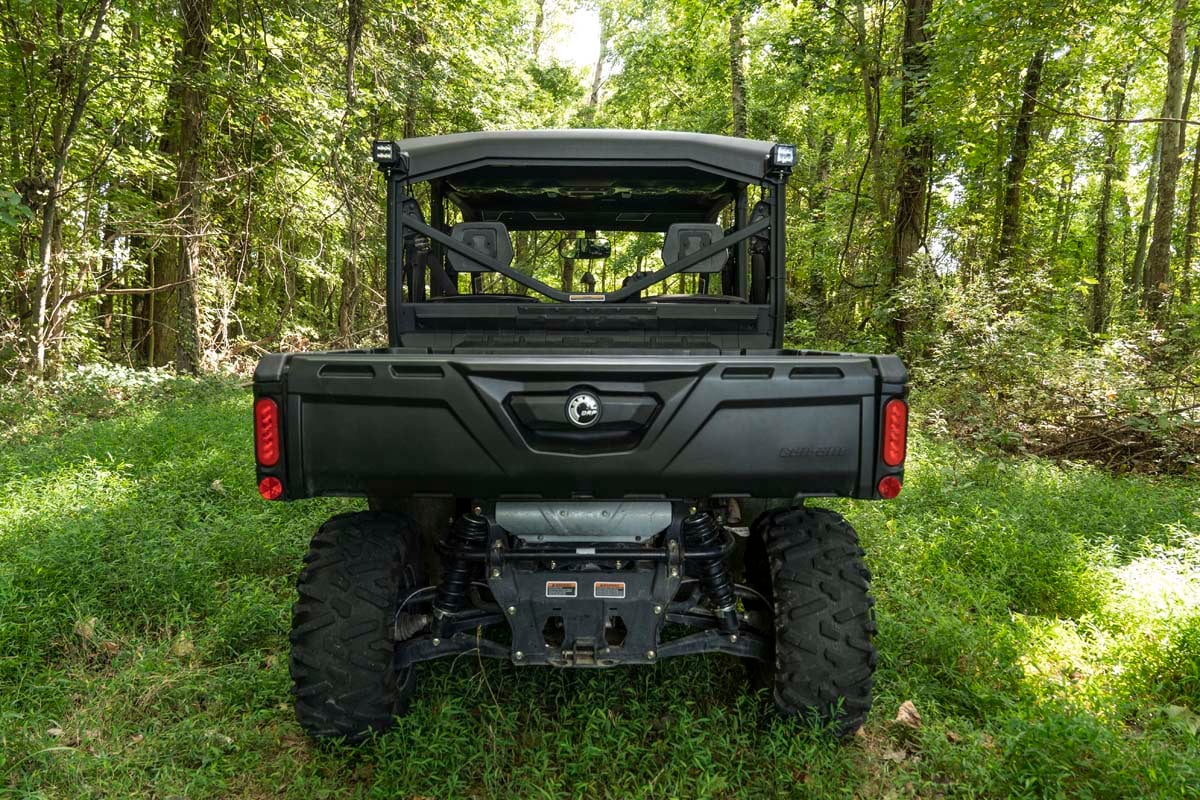LED Light | Cab Mount | 2" Black Pair | Flood | Can-Am Defender HD 5/HD 8/HD 9/HD 10 by Rough Country
