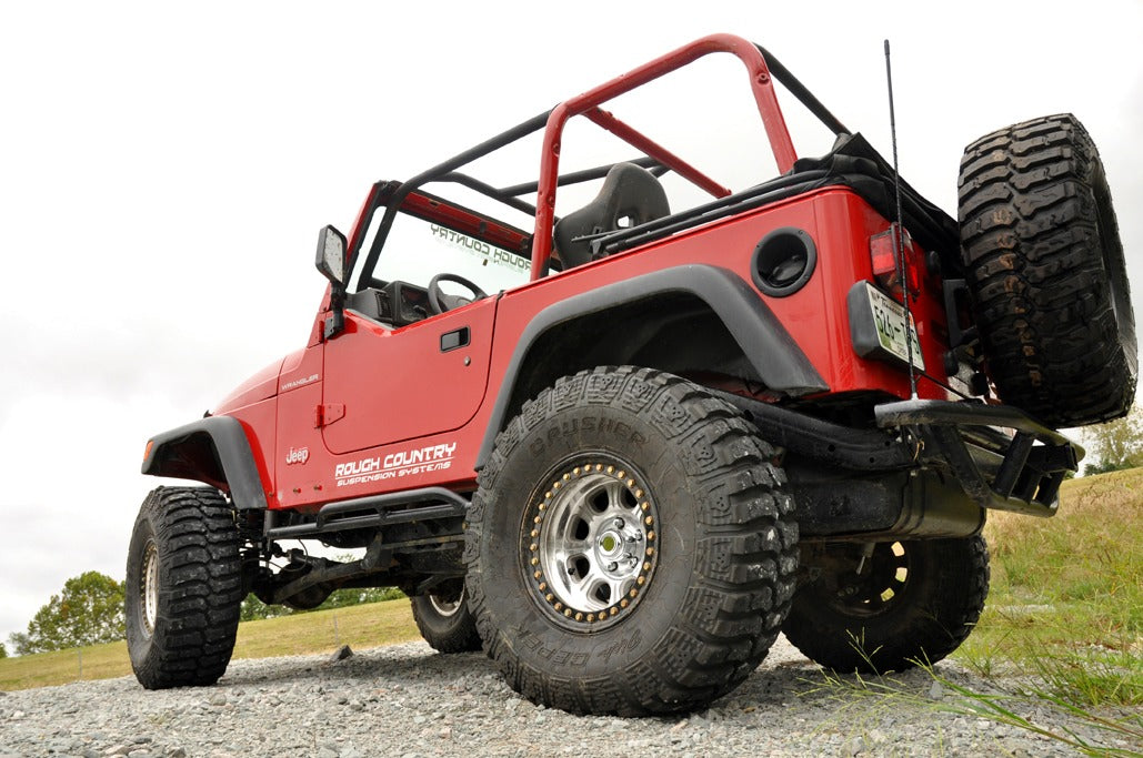 4 Inch Lift Kit | Long Arm | V2 | Jeep Wrangler TJ 4WD (1997-2006) by Rough Country