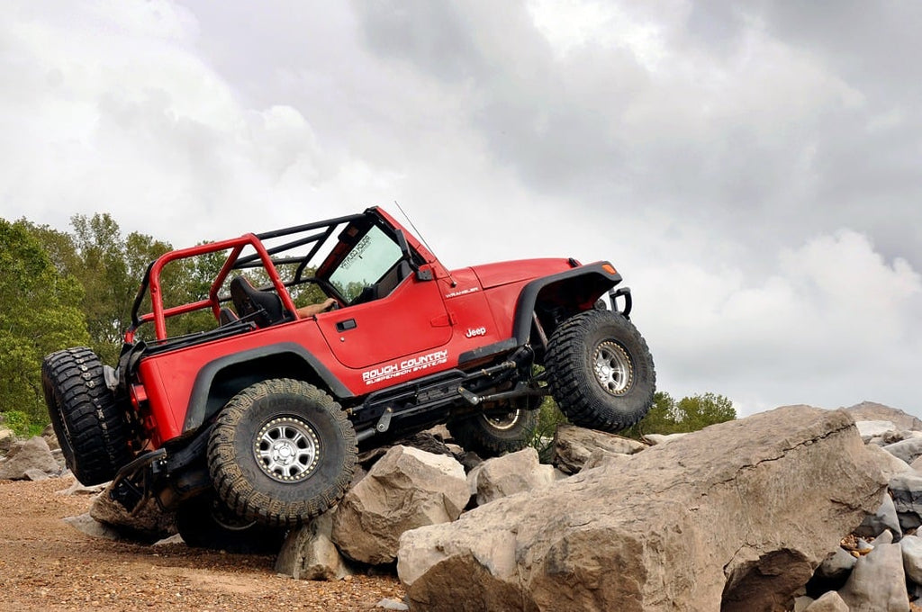 4 Inch Lift Kit | Long Arm | Jeep Wrangler TJ 4WD (1997-2006) by Rough Country