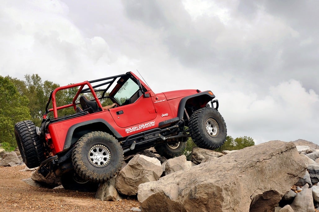4 Inch Lift Kit | Long Arm | Jeep Wrangler TJ 4WD (1997-2006) by Rough Country