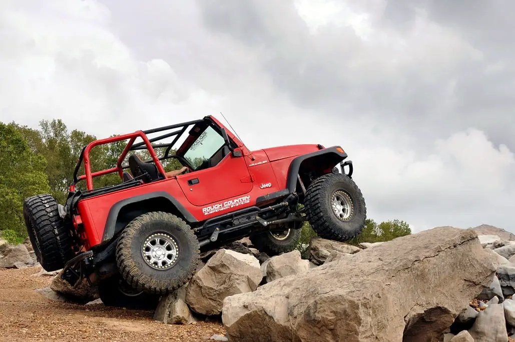 4 Inch Lift Kit | Long Arm | M1 | Jeep Wrangler TJ 4WD (1997-2006) by Rough Country