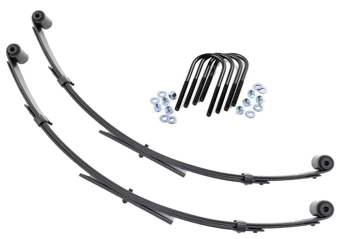 Front Leaf Springs | 2.5" Lift | Pair | Jeep Wrangler YJ 4WD (1987-1995) by Rough Country