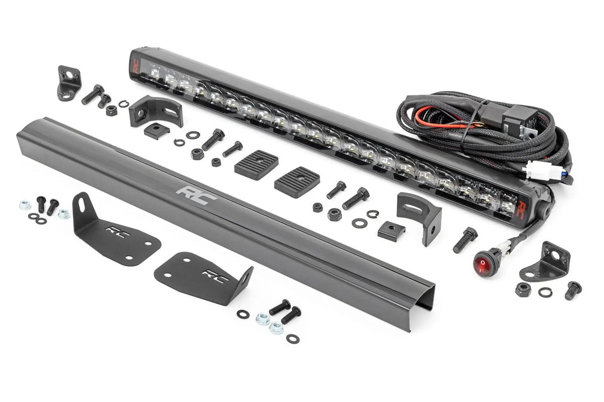 LED Light Kit | Bumper Mount | 20" Spectrum Single Row | Ford Bronco Sport (21-26) by Rough Country