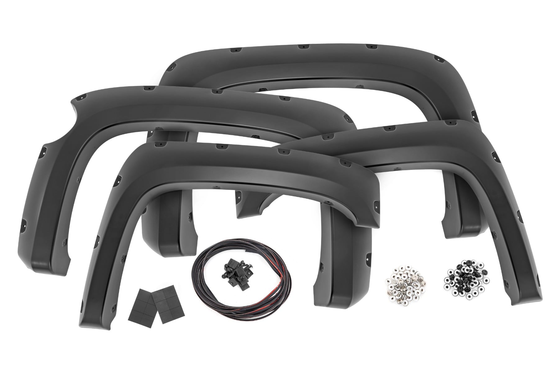 Pocket Fender Flares | 5'9" Bed | Gas Door | Chevy Silverado 1500 (07-13) by Rough Country
