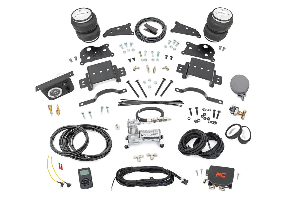 Air Spring Kit w/compressor | Wireless Controller | 4 Inch Lift Kit | Ram 2500 (14-26) by Rough Country