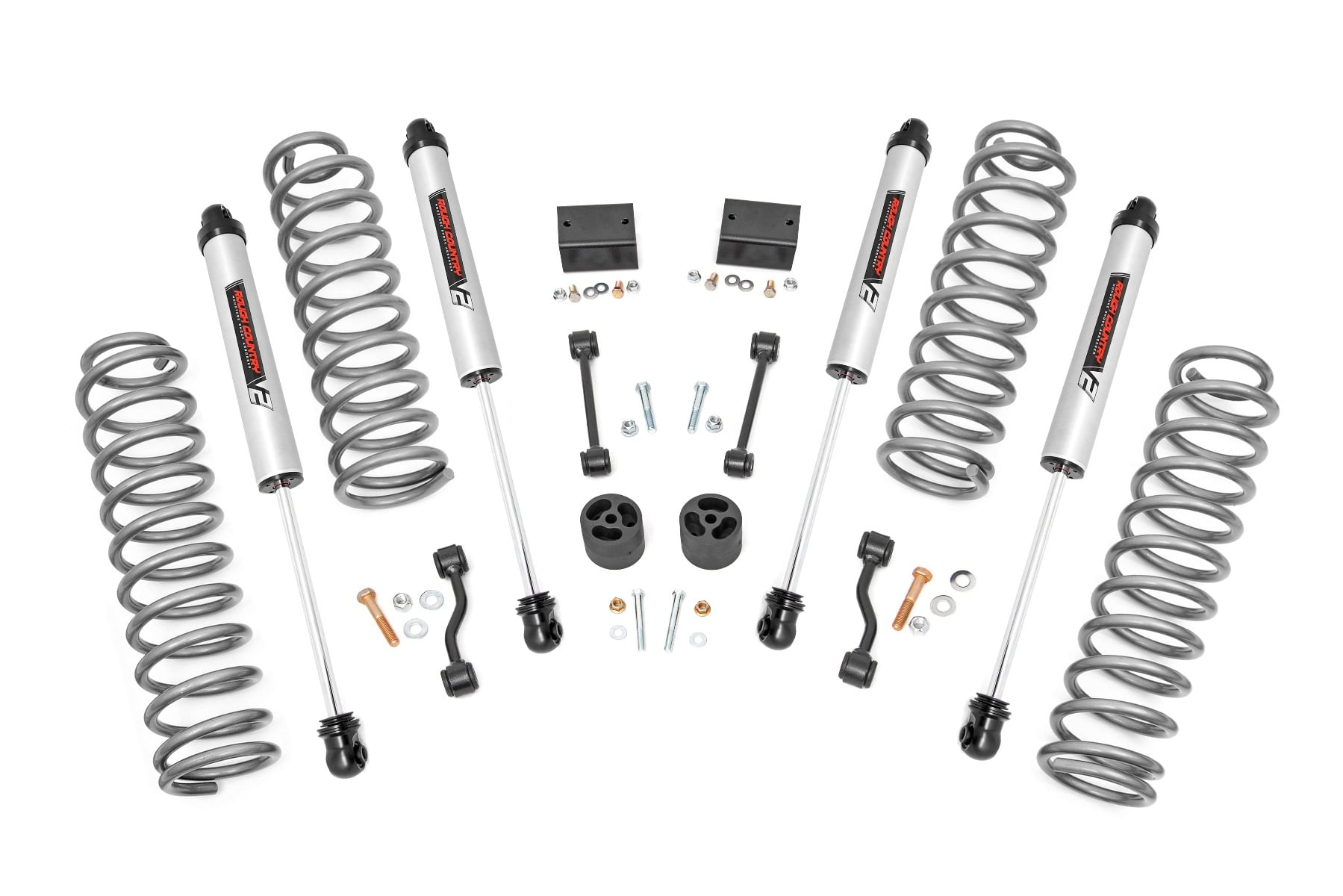 2.5 Inch Lift Kit | Coils | V2 | Jeep Wrangler JL 4WD (2018-2023) by Rough Country