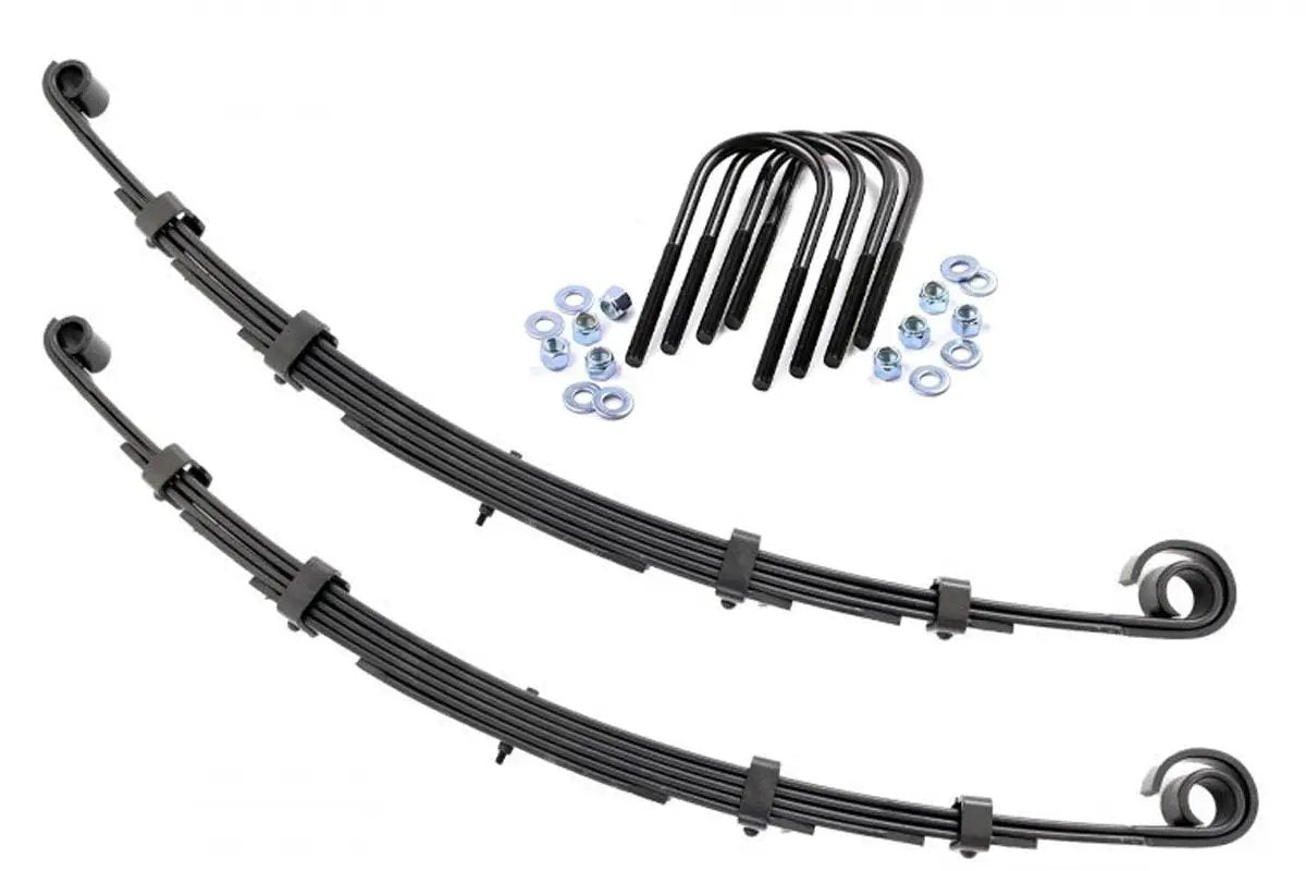 Front Leaf Springs | 2.5" Lift | Pair | Jeep CJ5/CJ7 5 4WD (1976-1983) by Rough Country