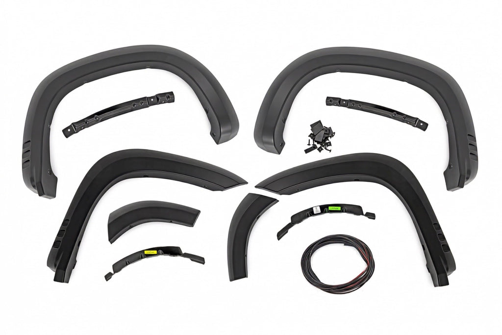 SF1 Fender Flares | GBA Black | Chevy Silverado 1500 2WD/4WD (2019-2026) by Rough Country