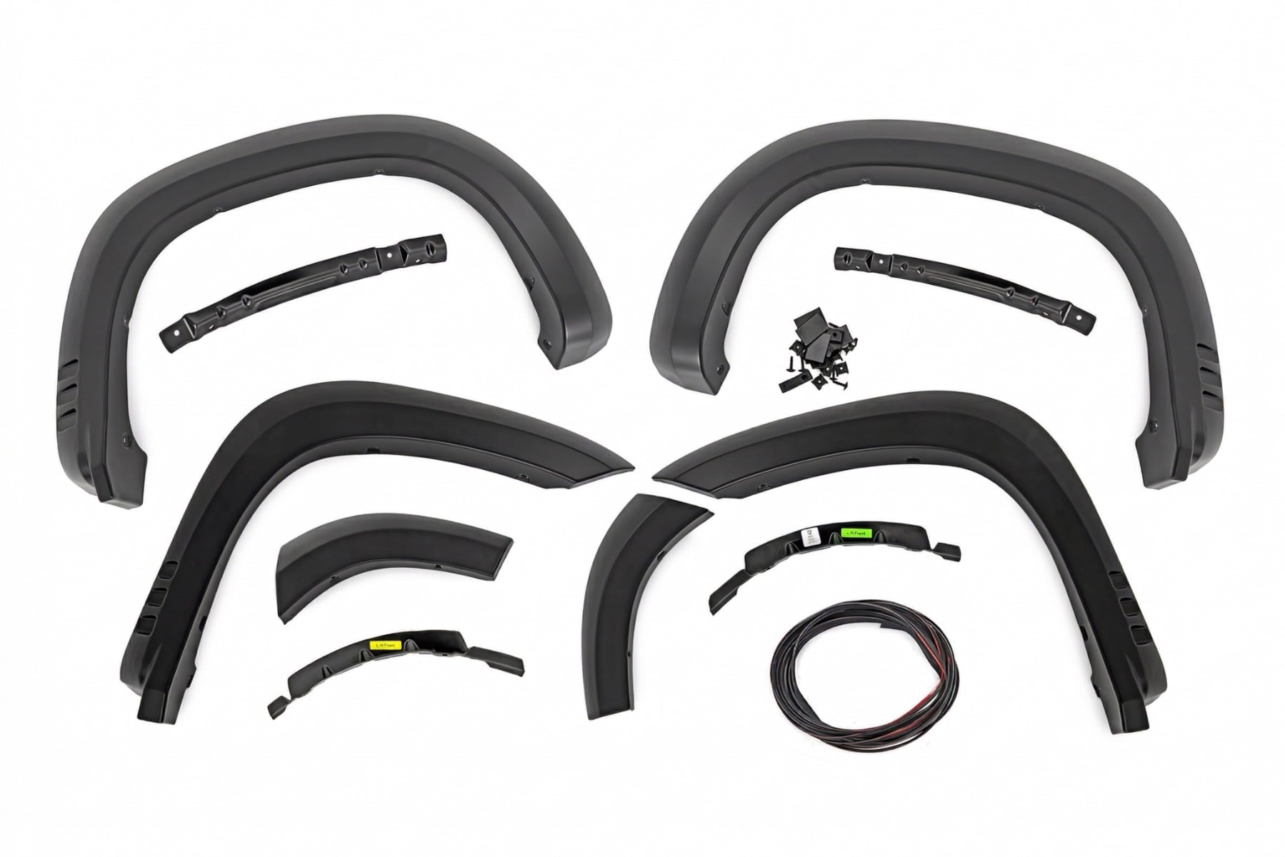 SF1 Fender Flares | GBA Black | Chevy Silverado 1500 2WD/4WD (2019-2026) by Rough Country