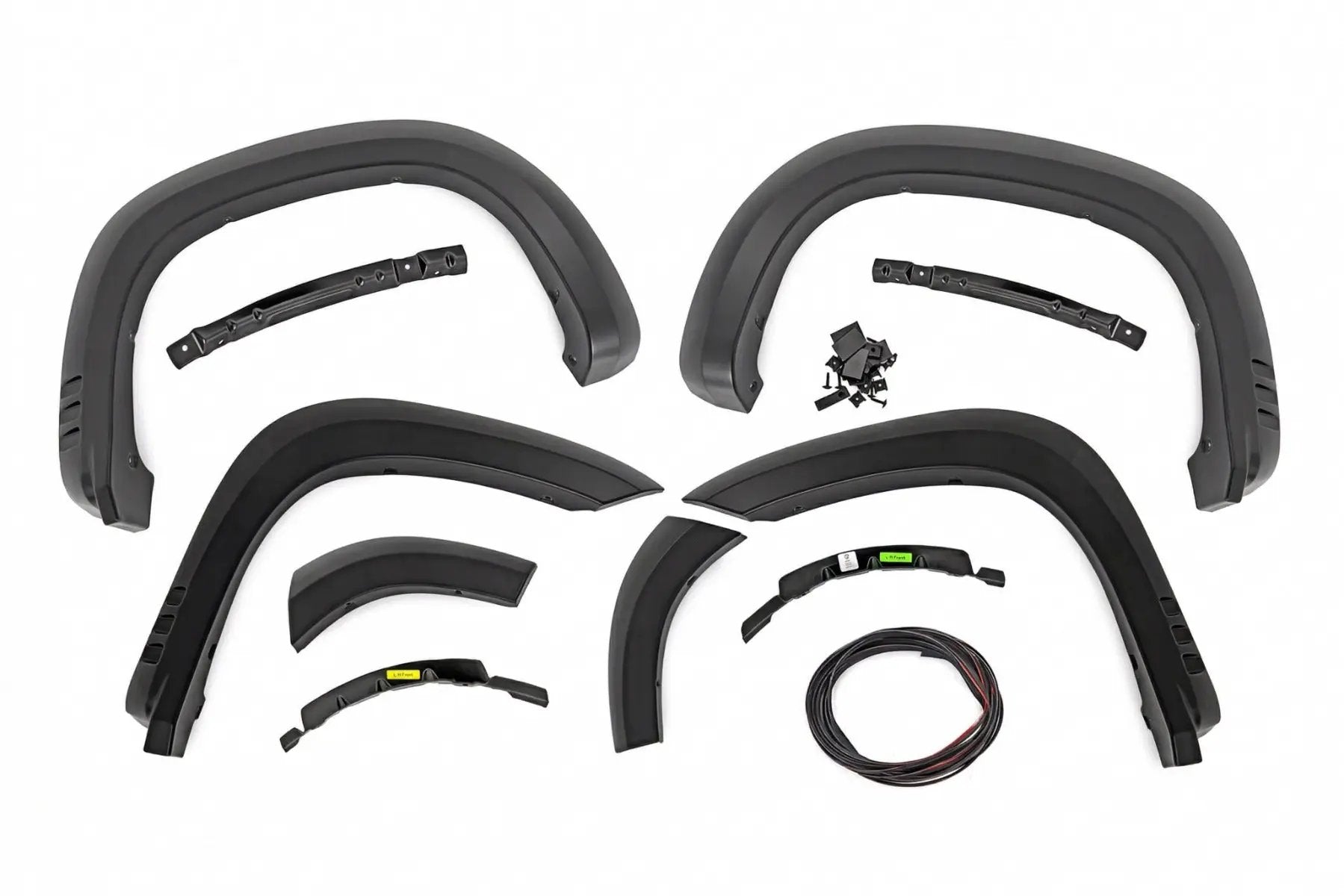 SF1 Fender Flares | GBA Black | Chevy Silverado 1500 2WD/4WD (2019-2026) by Rough Country