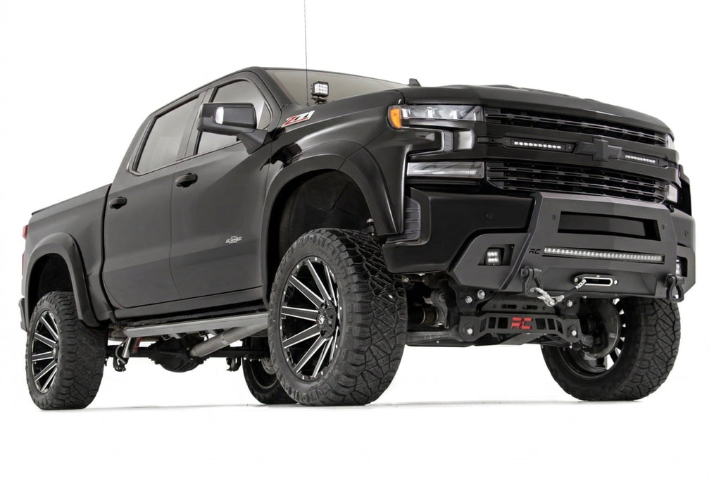 SF1 Fender Flares | GBA Black | Chevy Silverado 1500 2WD/4WD (2019-2026) by Rough Country