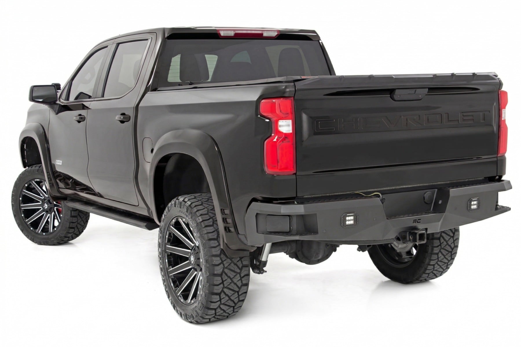 SF1 Fender Flares | GBA Black | Chevy Silverado 1500 2WD/4WD (2019-2026) by Rough Country