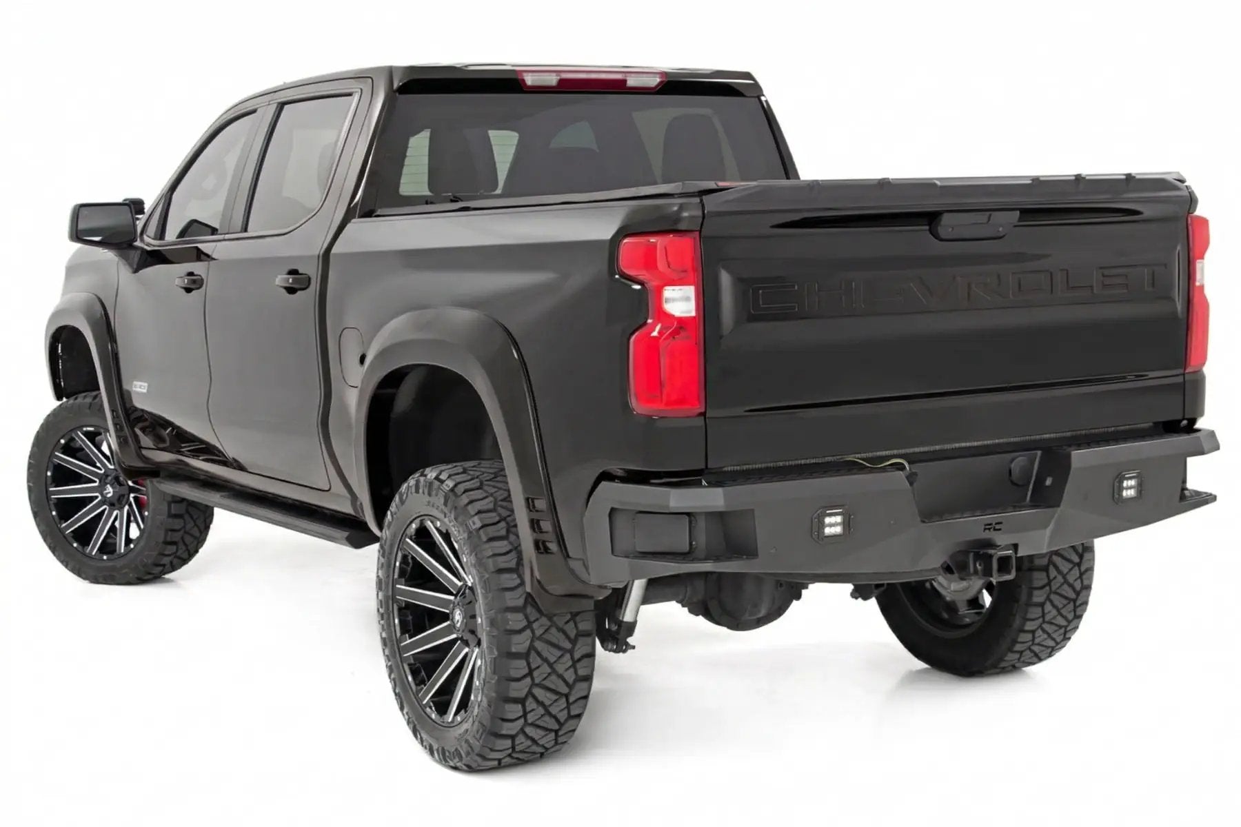 SF1 Fender Flares | GBA Black | Chevy Silverado 1500 2WD/4WD (2019-2026) by Rough Country
