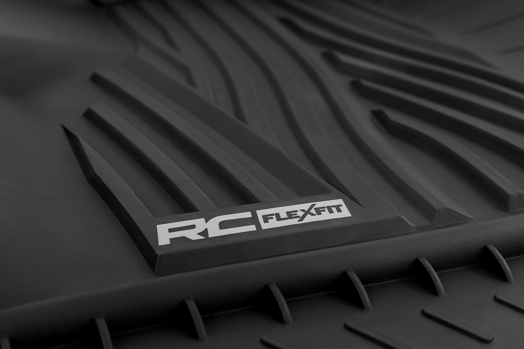 Flex-Fit Floor Mats | Front | Ford F-150 (15-26)/F-150 Lightning (22-26)/Raptor (17-25) by Rough Country