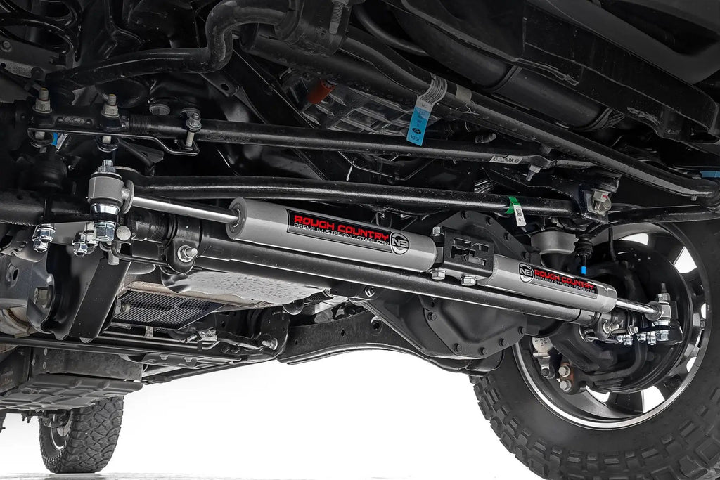 N3 Steering Stabilizer | Dual | 2-8 Inch Lift | Ford F-250/F-350 Super Duty (05-24) by Rough Country