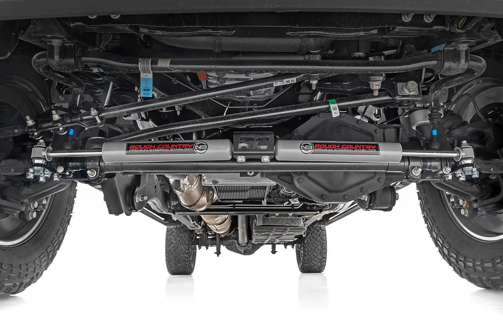 N3 Steering Stabilizer | Dual | 2-8 Inch Lift | Ford F-250/F-350 Super Duty (05-24) by Rough Country