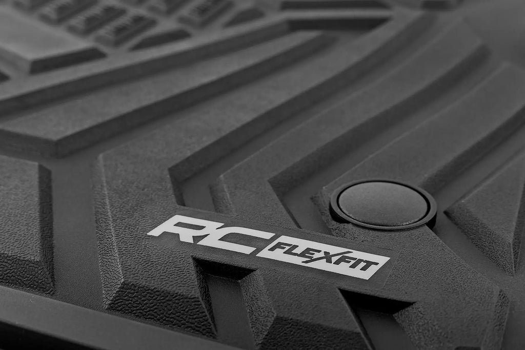 Flex-Fit Floor Mats | Front and Rear | Ford F-250/F-350 Super Duty (17-26) by Rough Country