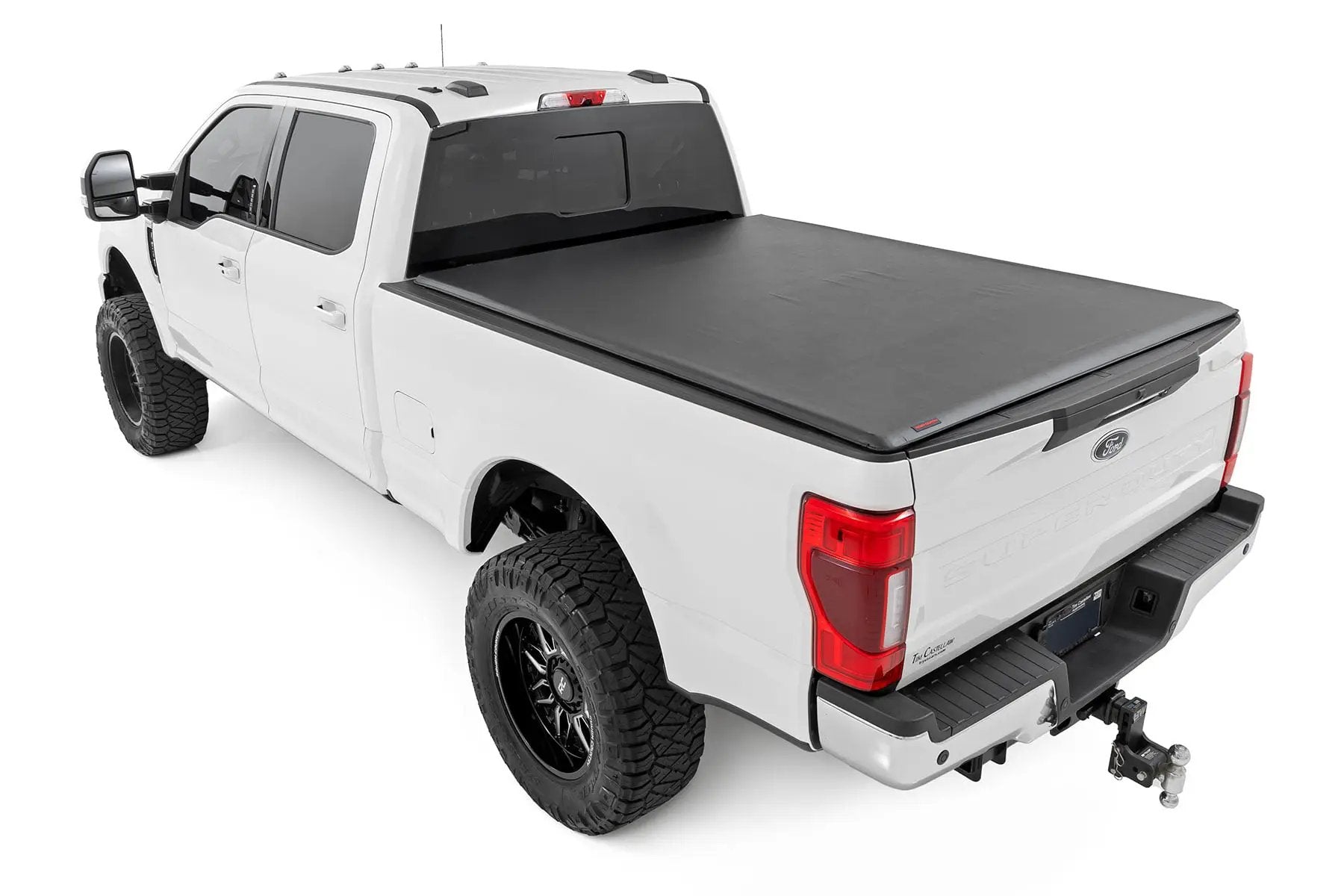 Soft Roll Up Bed Cover | 6'10" Bed | Ford F-250/F-350 Super Duty (17-26) by Rough Country