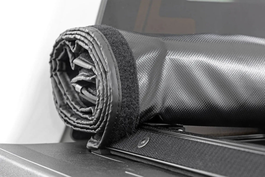 Soft Roll Up Bed Cover | 6'10" Bed | Ford F-250/F-350 Super Duty (17-26) by Rough Country
