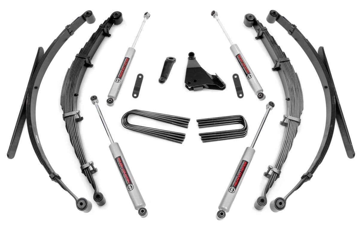 6 Inch Lift Kit | Rear Springs | Ford F-250/F-350 Super Duty 4WD (1999-2004) by Rough Country