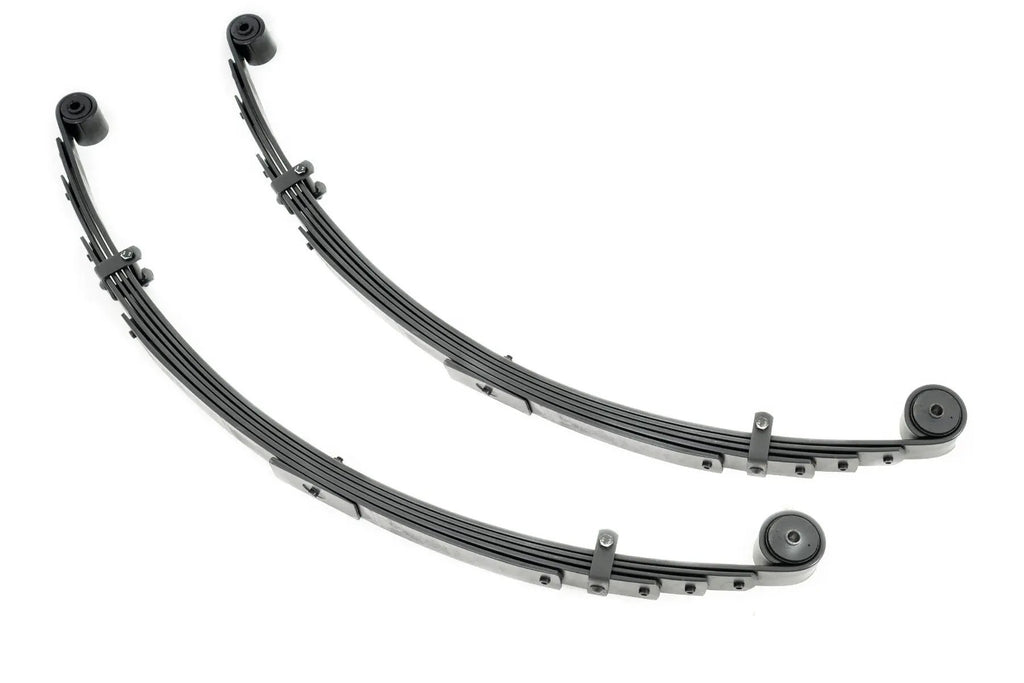 Rear Leaf Springs | 4" Lift | Pair | Jeep Cherokee XJ 2WD/4WD (1984-2001) by Rough Country