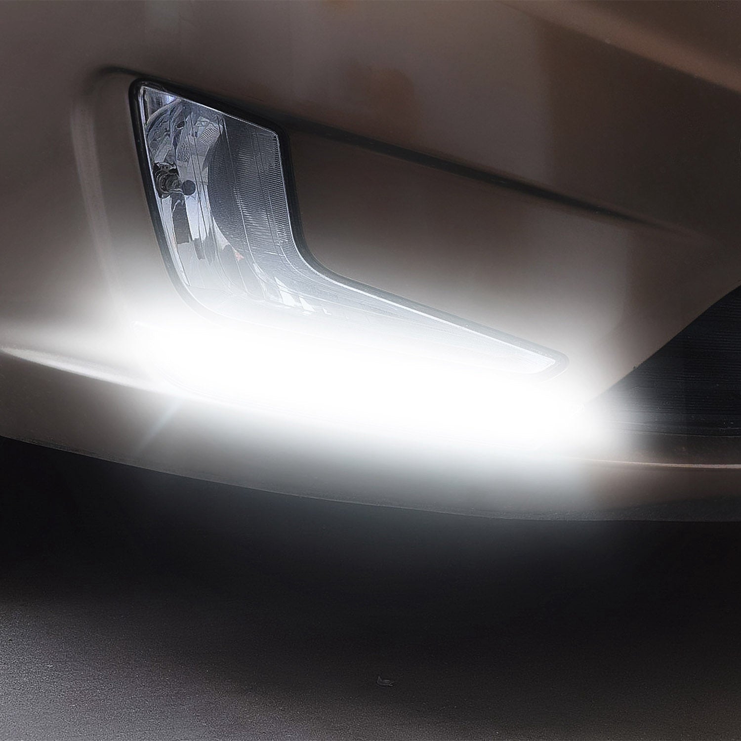 2 Pcs LED Daytime Running Lights COB DRL Fog Lights LED Strip IP45 Waterproof For 12V Car Interior Exterior Use by Nino Auto Repair