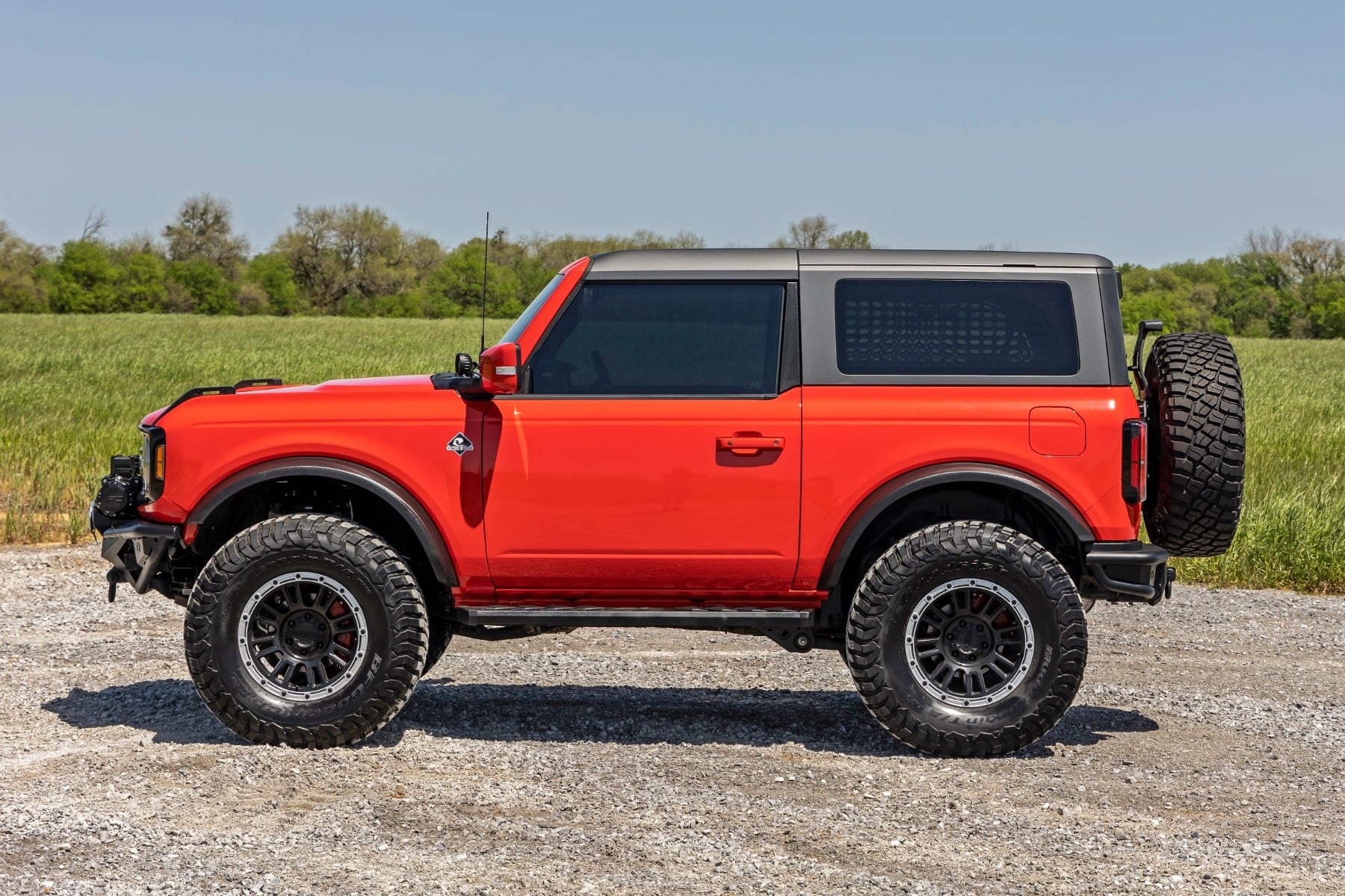 BA2 Running Boards | Side Step Bars | 2-Door | Ford Bronco (2 Door) (21-26) by Rough Country