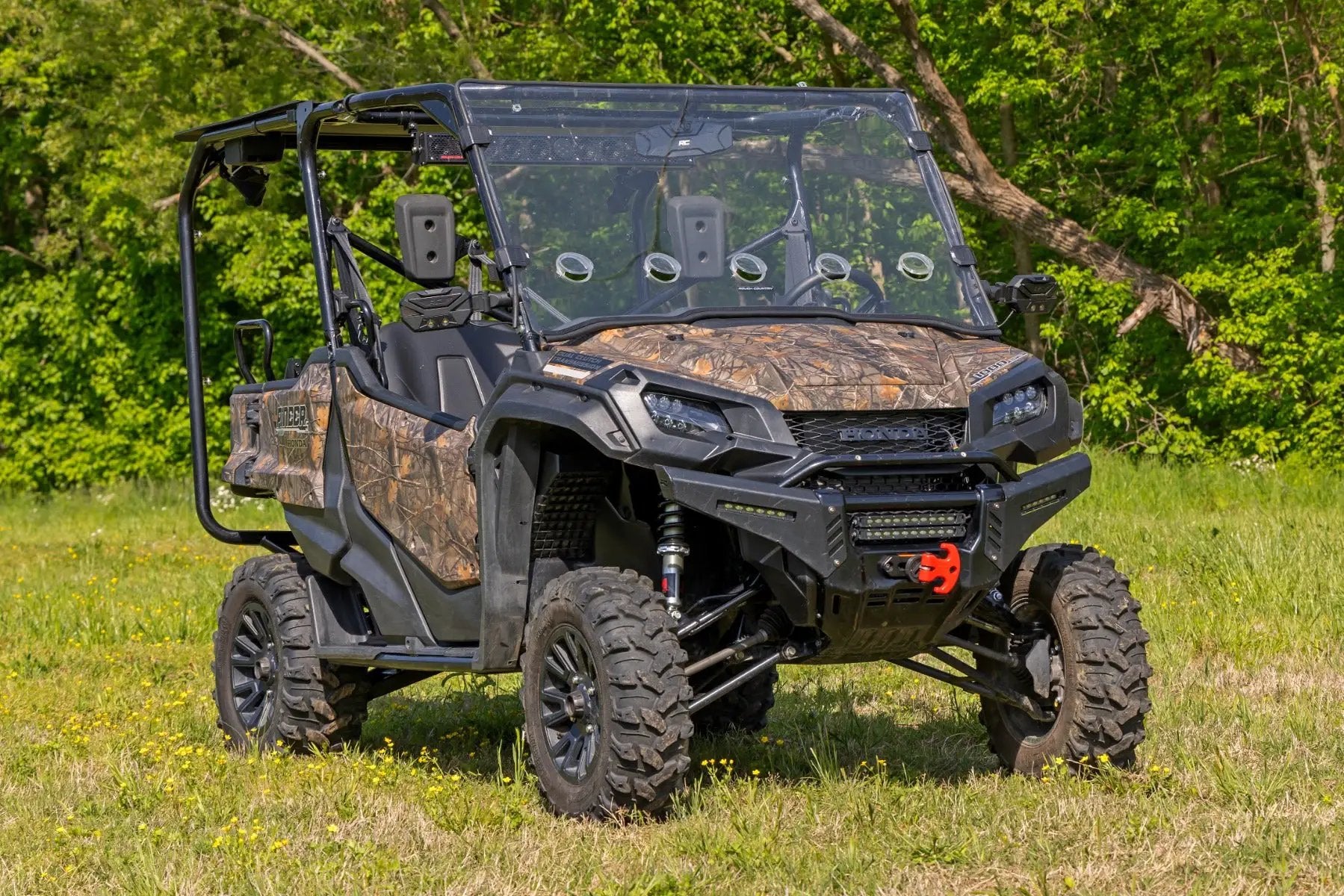 UTV Multi-Function Winch Cleat | Red by Rough Country