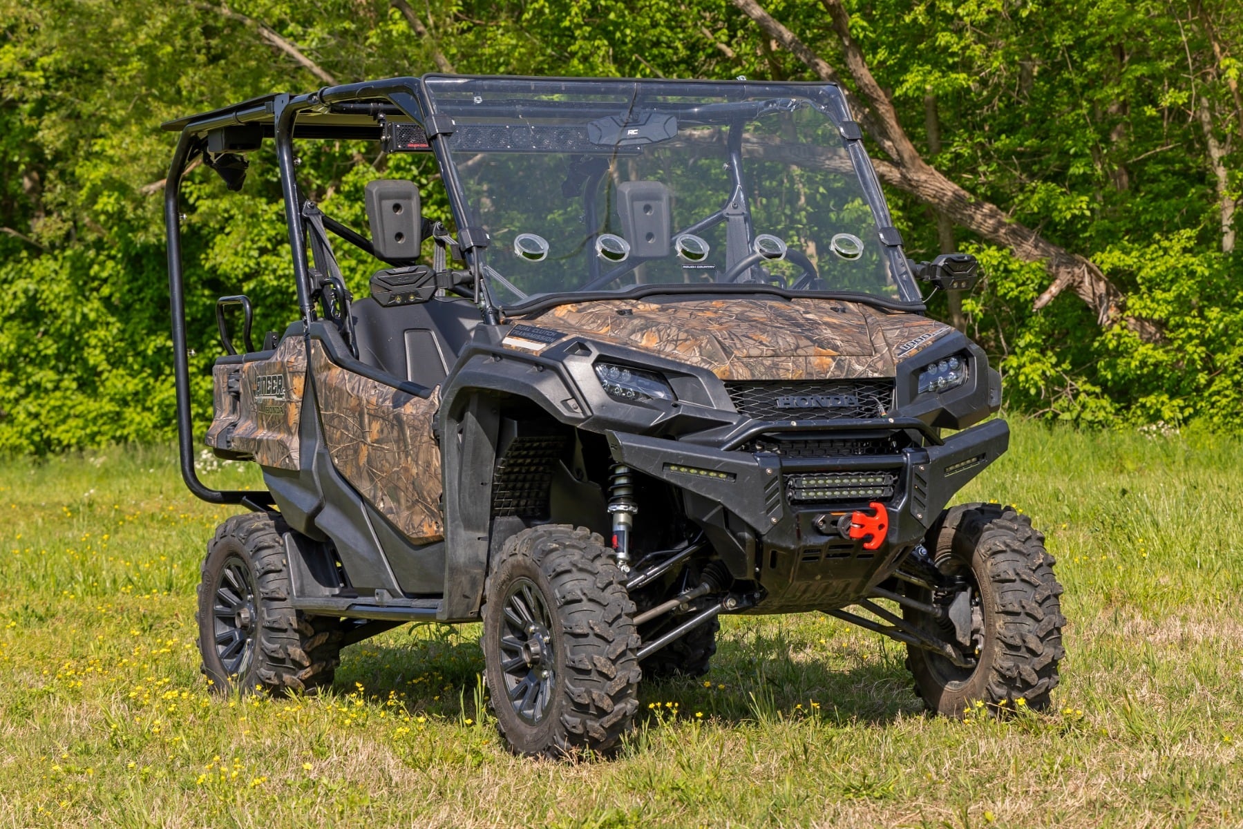 UTV Multi-Function Winch Cleat | Red by Rough Country