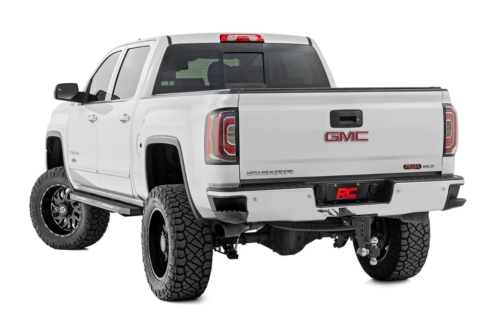AC2 Running Boards | Amber/White | Crew Cab | Chevy/GMC 1500 (07-18) by Rough Country