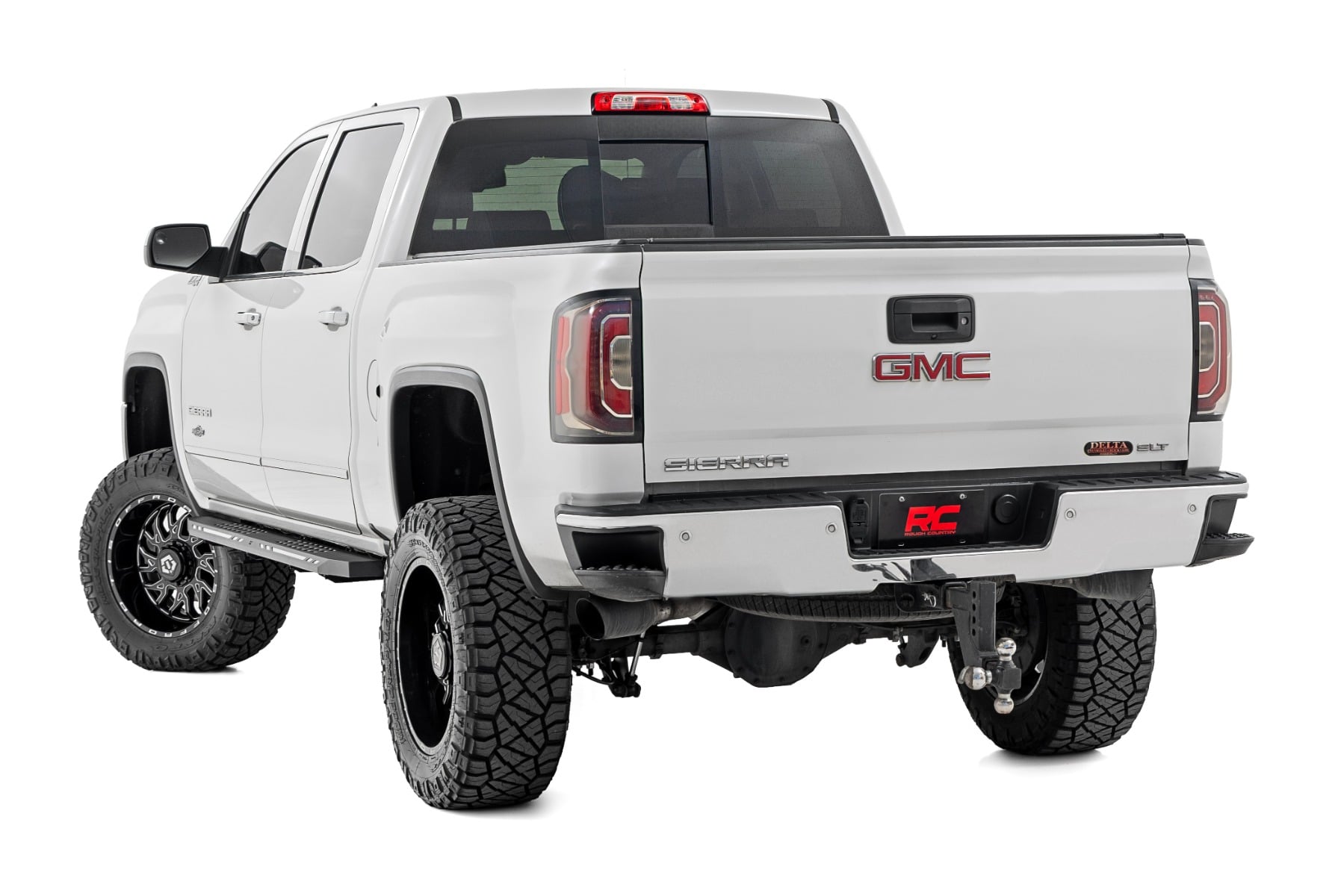 AC2 Running Boards | Amber/White | Crew Cab | Chevy/GMC 1500 (07-18) by Rough Country