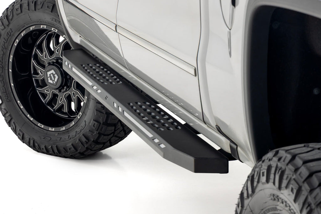 AC2 Running Boards | Amber/White | Crew Cab | Chevy/GMC 1500 (07-18) by Rough Country