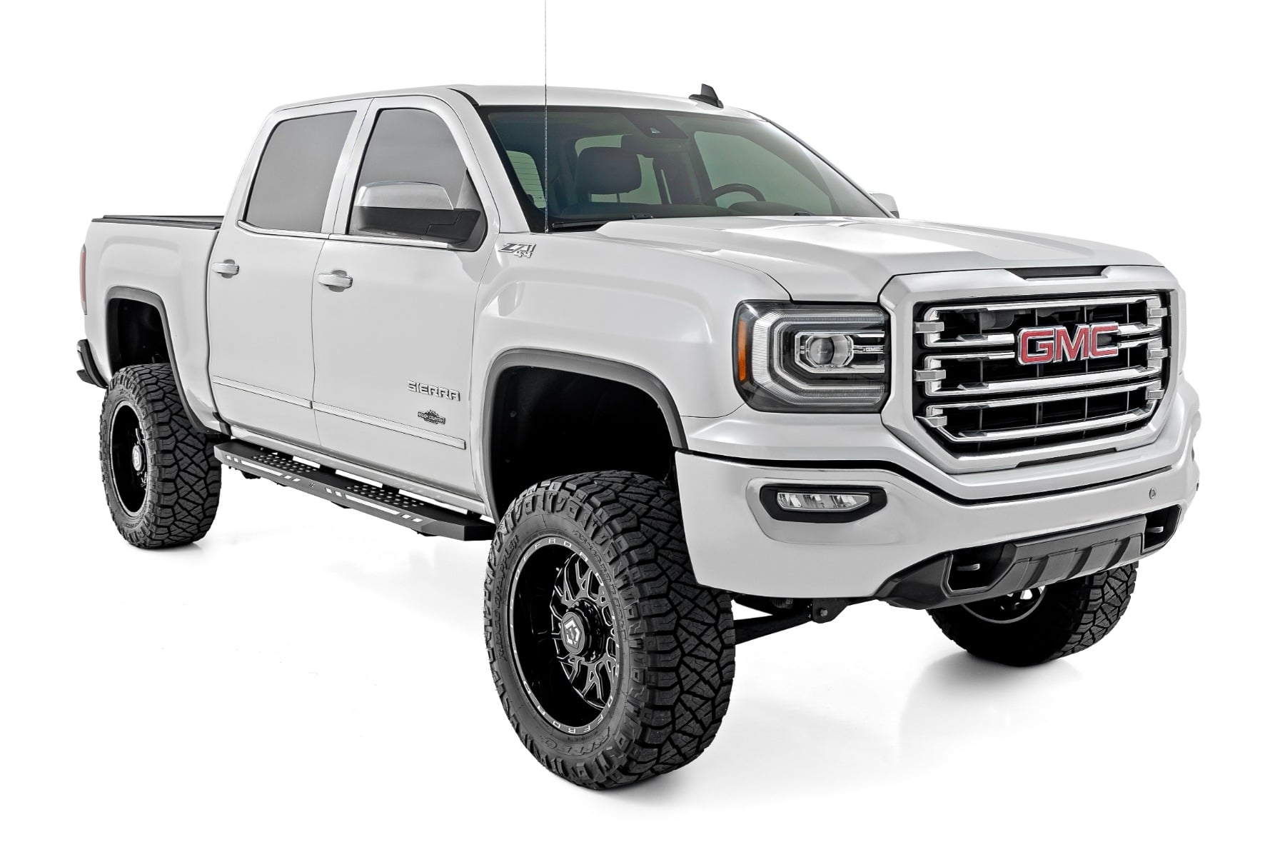 AC2 Running Boards | Amber/White | Crew Cab | Chevy/GMC 1500 (07-18) by Rough Country
