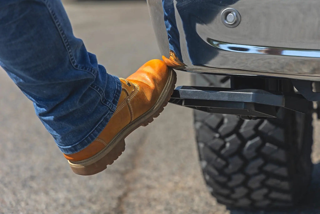 Retractable Bed Step | Manual Pull | Ford F-150 (21-26)/F-150 Lightning (22-26) by Rough Country