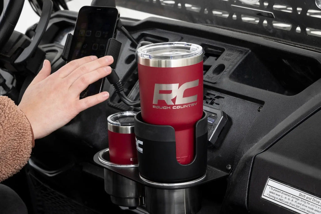 2 in 1 Expanding Cup and Phone Holder by Rough Country