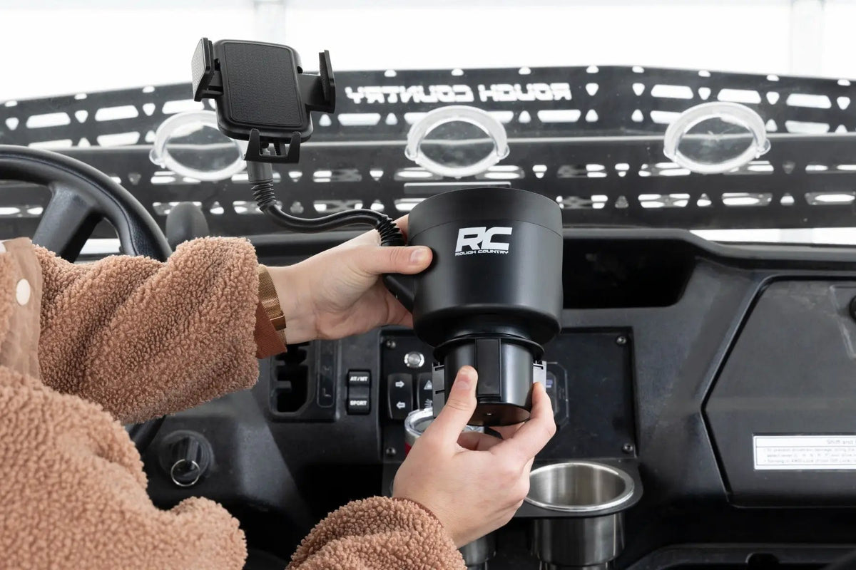 2 in 1 Expanding Cup and Phone Holder by Rough Country