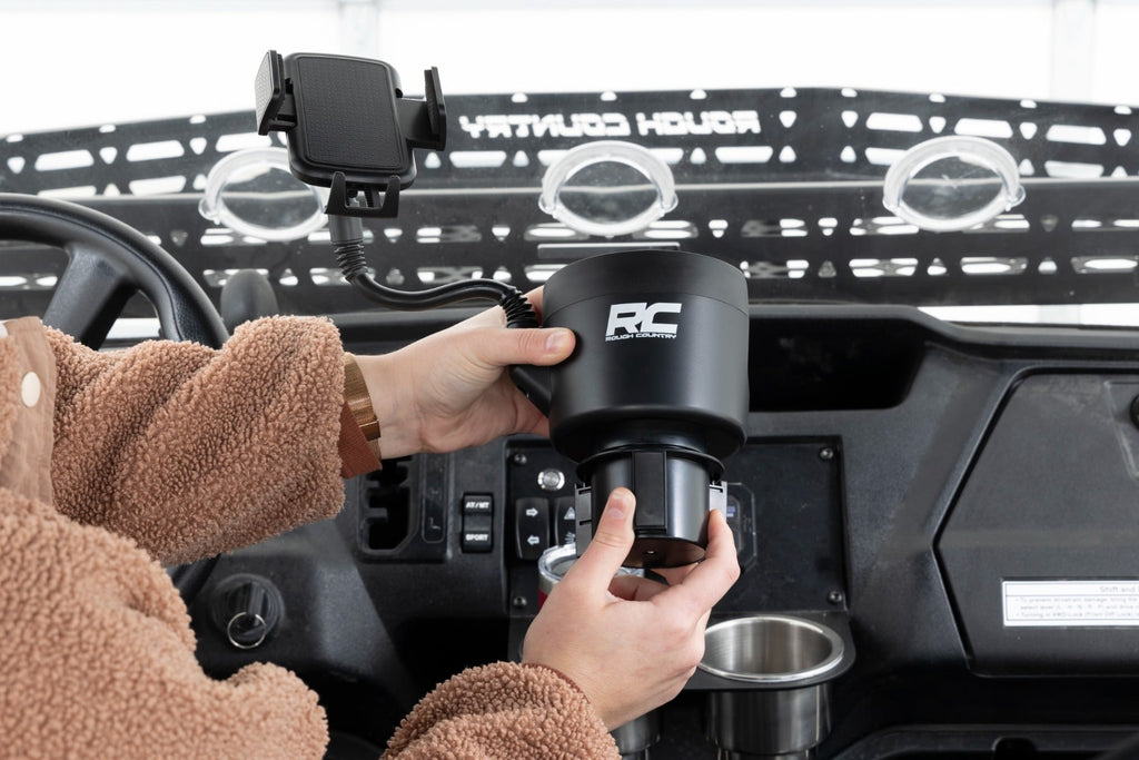 2 in 1 Expanding Cup and Phone Holder by Rough Country