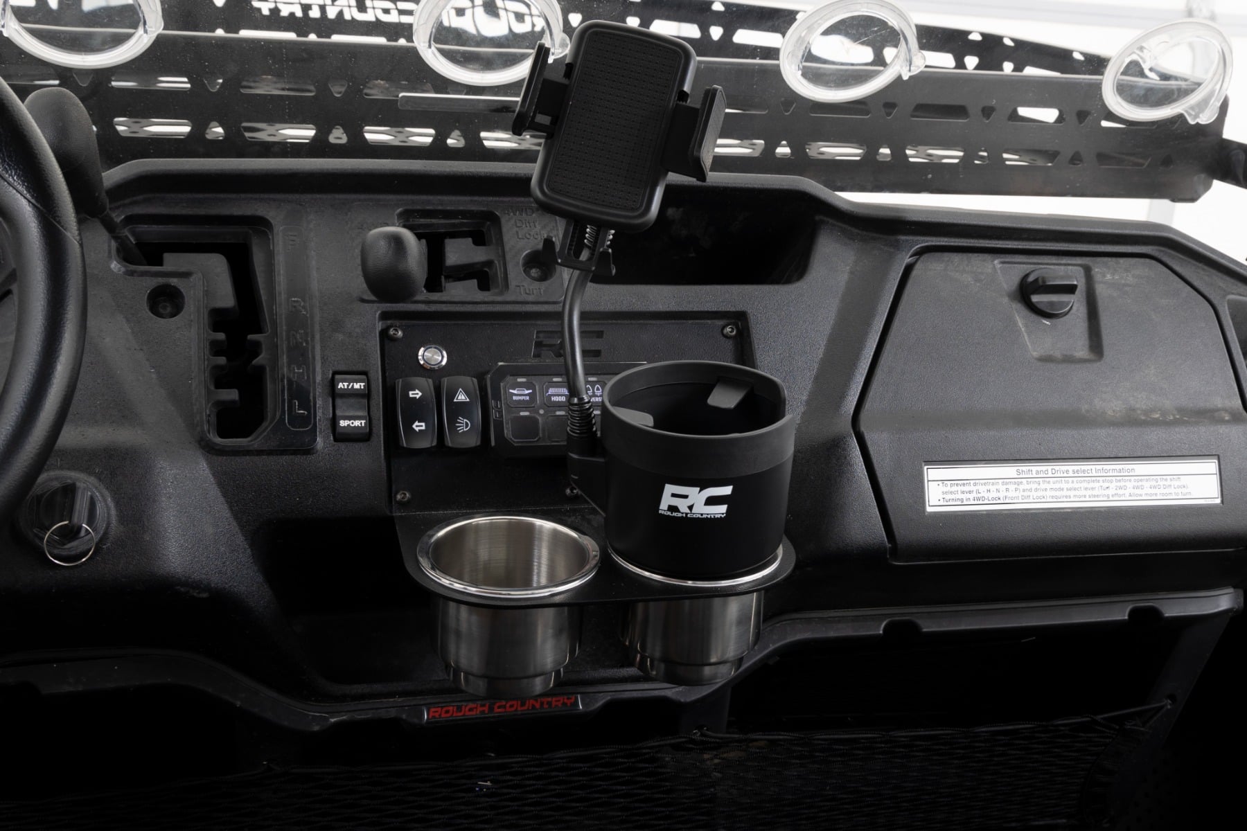 2 in 1 Expanding Cup and Phone Holder by Rough Country