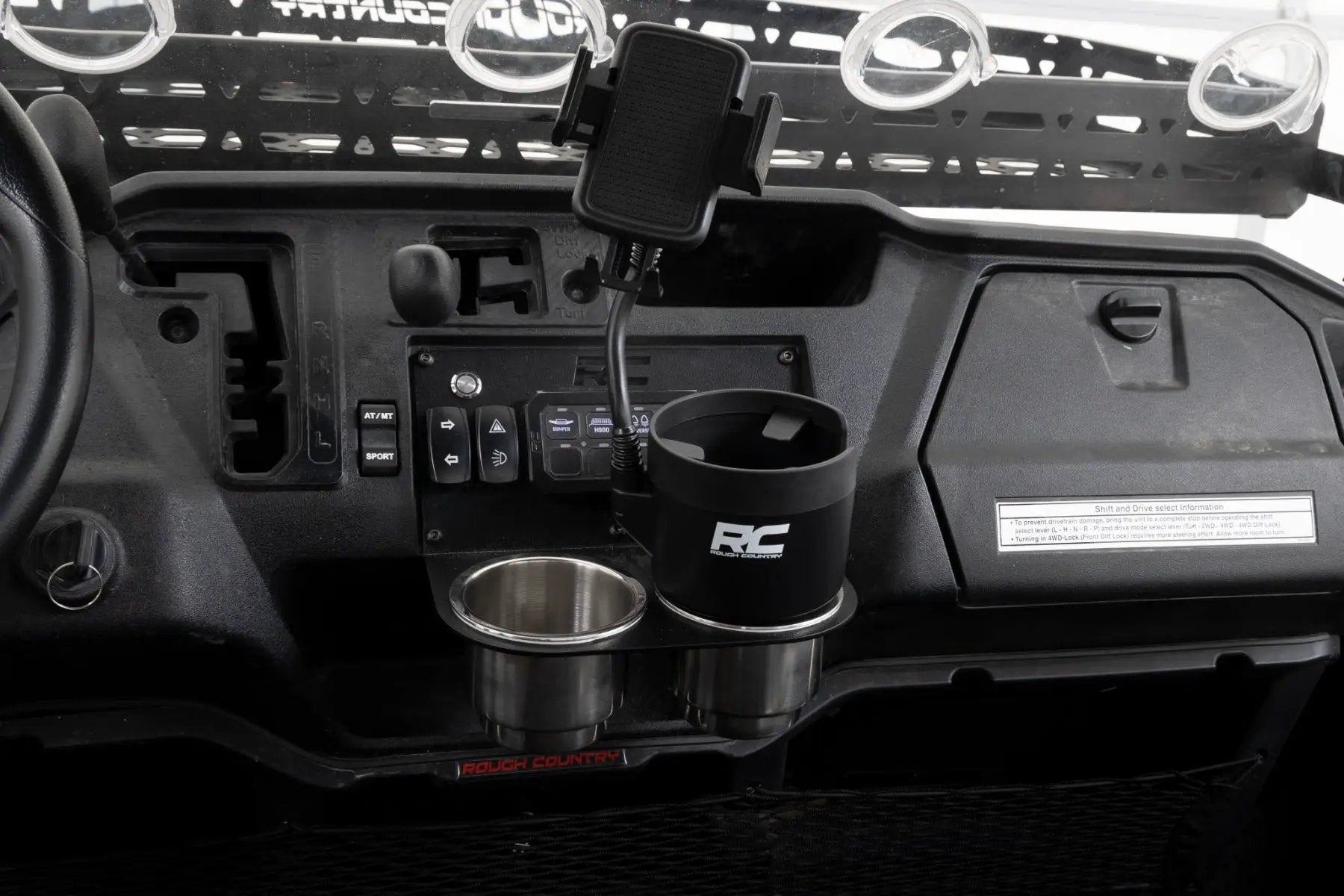 2 in 1 Expanding Cup and Phone Holder by Rough Country