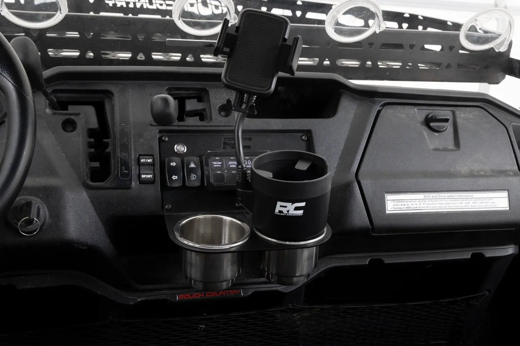2 in 1 Expanding Cup and Phone Holder by Rough Country