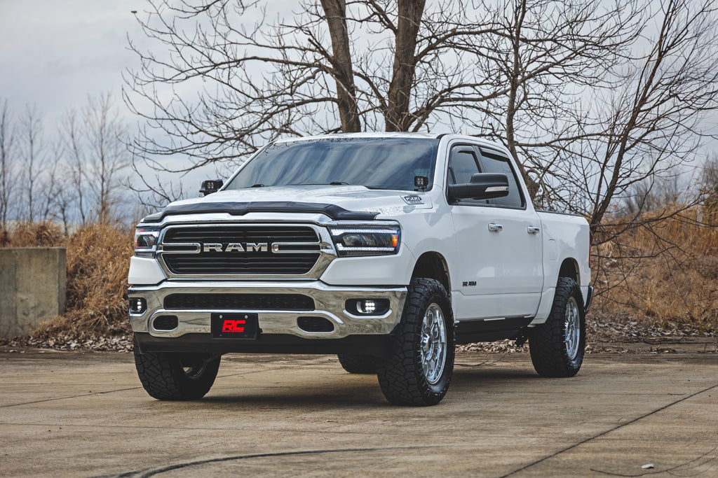 LED Fog Light Kit | 3.5 Inch Round Black Series | Amber DRL | Ram 1500 (2019-2024) by Rough Country
