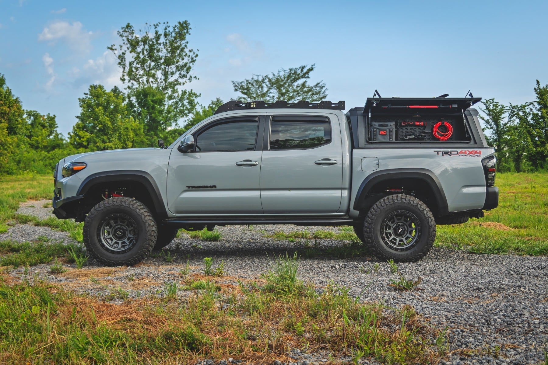 Bed Cap Molle Panel Side Storage Bin | Drivers Side | Toyota Tacoma (16-23) by Rough Country
