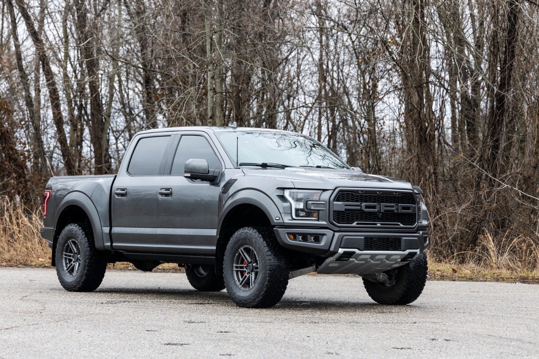 Caliper Covers | Front and Rear | Red | Elec Brakes | Ford Expedition/F-150/Raptor by Rough Country